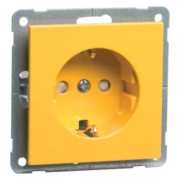 Steckdose SCHUKO gelb ohne Krallen H 20.6511.312 