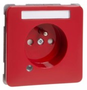 Steckdose Erdungsstift rot Kontrolllicht B80.6571.36LED/4NASI 