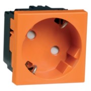 SCHUKO-EB-Steckd.1-fach or 16A 250V 2-pol.33G D 6211.33 EMS SI WI 