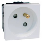 Steckdose m.Erdungsstift erh.Berührs.,reinws B 6271.02 EMS SI WI 