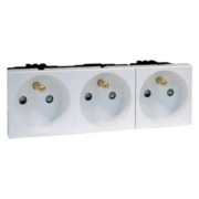 Steckdose m.Erdungsstift 2f,erh.Berührs., rws B 6273.02 EMS SI 