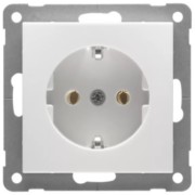 Steckdose SCHUKO alu D 11.6611.70 SI 