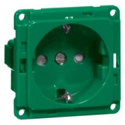 Steckdose SCHUKO EB, grün D 6511.42 ME 