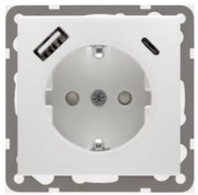 Steckdose mit USB Ladegerät rws D 6511.02 SI CA 