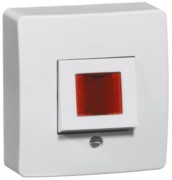 Wippschalter ws Kontrolll. 10A 250V 2-pol.Aus H 622 GLK 