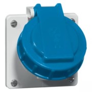 Steckdose SCHUKO EB, Alu-Guss D 6621 AGU WE BAJ 