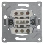 Wippschalter Schraubansch. 10A 250V Wech./Wech. D 616/6 