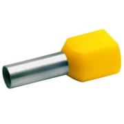 Zwillings-Aderendhülse 2x6qmm ge isol. 87514 