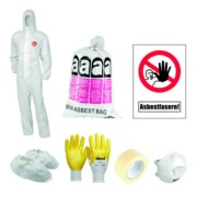 Asbest Tages-Set easy L 15tlg. Warnaufkleber 145080 