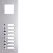Frontplatte intercom mono 8 Tasten RTQ108X 