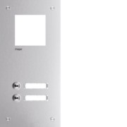 Frontplatte intercom mono 2 Tasten RTQ102X 