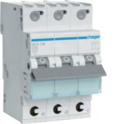 Leitungsschutzschalter 3p. C-16A 6kA 3M QC MCS316 