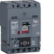 Leistungsschalter h3+ P160 Energy 3P3D 100A 50k HMS100NC 