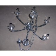 Pendelleuchte E14 chrom 6x40W max. 50804020 