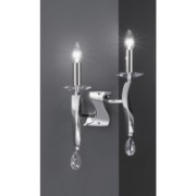 Wandleuchte Girata 2Lp. E14/40W, chrom 00809052 