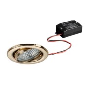 LED-Einbaustrahler 230V 3000K, gold 38180053 