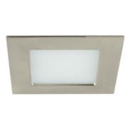 LED-Einbauleuchte 12V DC 3000K, nickel 12130153 