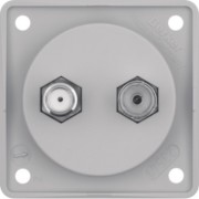 Antennen Verbinderdose gr/matt Radio/SAT 945602506 