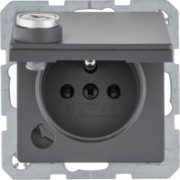 Steckdose m. Erdstift Q.1,anth,ma 6768116086 