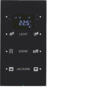 Touchsensor 3fach Glas schwarz 75643155 