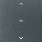 Abdeckung Tastsensor-Modul 1-fach anthrazit 80961285 