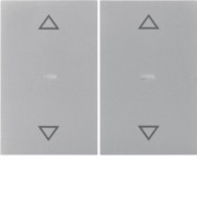 Abdeckung Tastsensor-Modul 2-fach edelstahl 80961373 