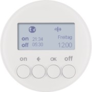 KNX-Funk Zeitschaltuhr polarweiß glänzend 85745239 