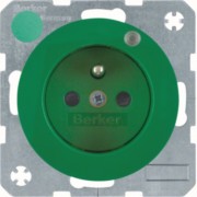 Steckdose gn/gl m.Schutzkontaktstift 6765092003 