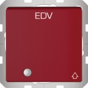 SCHUKO-Steckdose rt-mt m.Klappdeckel 41516015 
