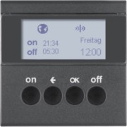 KNX-Funk Zeitschaltuhr anthrazit matt 85745285 