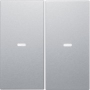 Tast-Abdeckung 2f. alu 80960383 