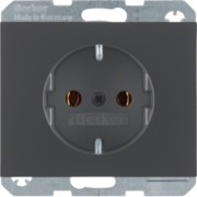 SCHUKO-Steckdose anthrazit matt, lack 47157006 