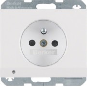 Steckdose pows/gl m.Schutzkontaktstift 6765107009 