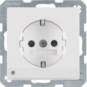 SCHUKO-Steckdose pows/sa LED-Orientierg-licht 41096089 