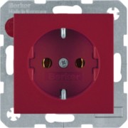 SCHUKO-Steckdose rt/gl 47438912 