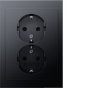 Doppelsteckdose SCHUKO K.1 anthr matt lack. 47597006 