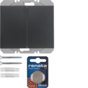 KNX-Funk Wandsender 2fach anthrazit matt 85656275 