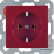 Schuko-Steckdose rt 1-fach 41431912 