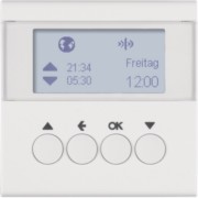 KNX-Funk Jalousieschaltuhr polarweiß matt 85745188 