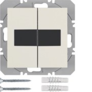 KNX-Funk Wandsender 2fach weiß glänzend 85656182 