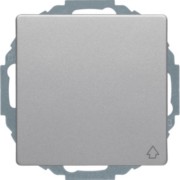SCHUKO-Steckdose alu/samt m.Klappdeckel+erh.BS 47446084 