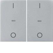 Abdeckung Tastsensor-Modul 2-fach alu 80962371 