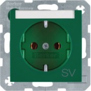 SCHUKO-Steckdose m.Beschriftungsfeld 47508913 
