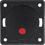 Kontroll-Wippschalter sw/gl, roter Linse 937522510 