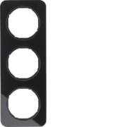 Rahmen Glas/sw 3fach 10132116 