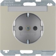 SCHUKO-Steckdose eds m.Beschriftungsfeld 47387004 