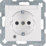 SCHUKO-Steckdose pws matt Kontroll-LED 41101909 