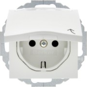 Schuko-Steckdose pws + Klappdeckel 47461909 