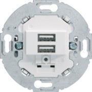 USB Ladesteckdose 230V 2fach 3A polarweiß 260219 