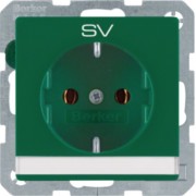 SCHUKO-Steckdose m.Beschriftungsfeld 47506013 